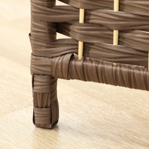 Paraván 3-dílný 135 x 180 cm | hnědý č.6