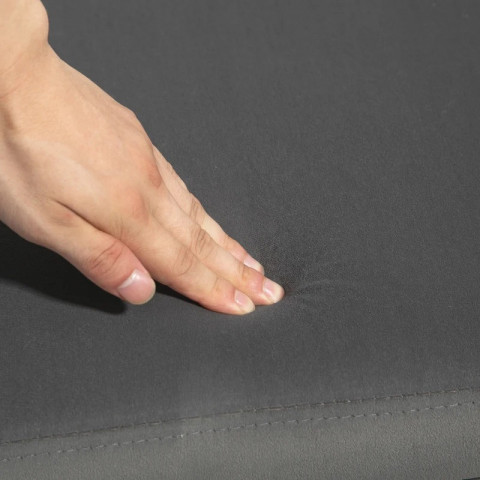 Čalouněná lavice s úložným prostorem 111,5 x 41 x 65 cm | šedá č.5