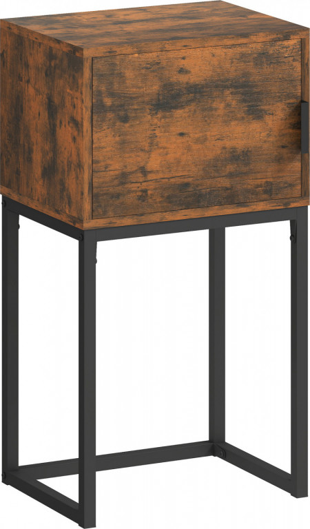 Konzolový stolek 40 x 30 x 76 cm | rustikálně hnědý