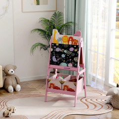 Dětský malířský stojan | růžový č.1