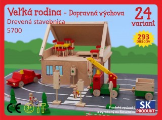 Drevená stavebnica Veľká rodina Moy Toy č.1