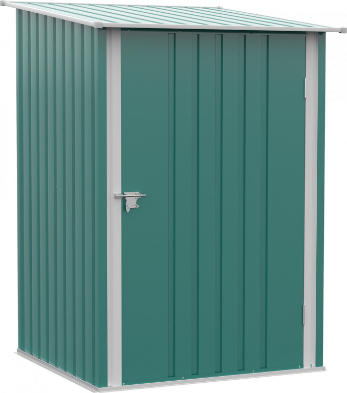 Kovová kůlna na nářadí 100 x 103 x 160 cm | zelená