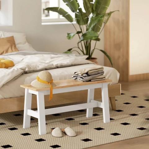 Lavice k jídelnímu stolu, 95 x 30 x 45 cm | dub č.2