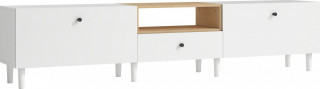 TV skříňka pro TV do 90 palců | bílá č.1