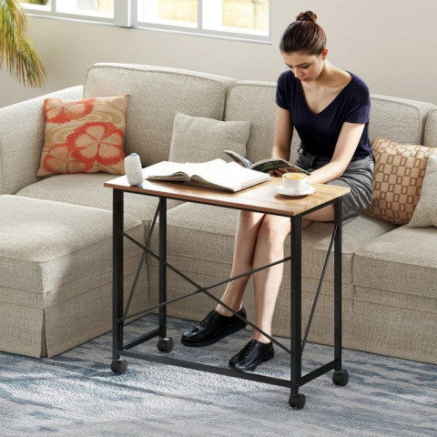 Pojízdný skládací stůl | dub č.3