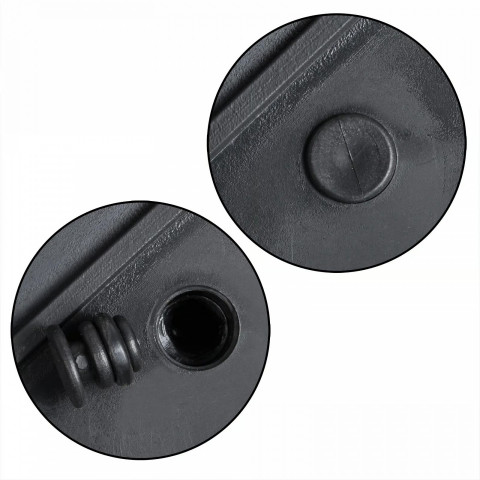 Sada 3 odolných květináčů z polyratanu | krémová č.6