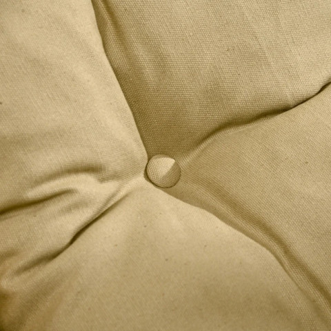 Naklápěcí dřevěné křeslo se silným polstrovaným polštářem, 71 x 89 x 96 cm | hnědé č.5