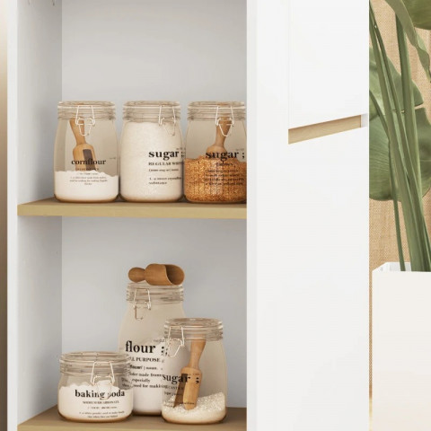 Kuchyňská skříňka se zásuvkou, 105 x 30 x 81,5 cm | bílá č.6