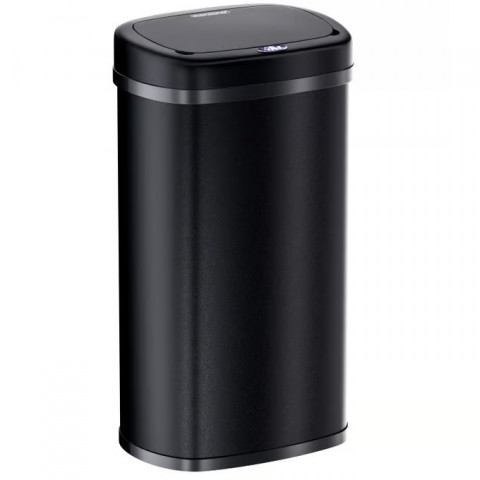 Senzorový odpadkový koš z nerezové oceli 50 l | černý č.2