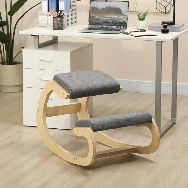 Ergonomická podkolenní houpací židle | šedá