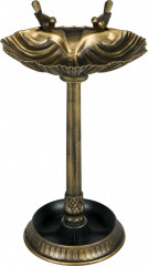 Mrazuvzdorná ptačí vanička 49,5 x 38 x 81 cm | bronzová č.1