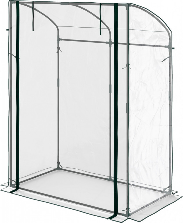 Fóliovník se zahnutou střechou 128 x 70 x 170 cm | průhledný