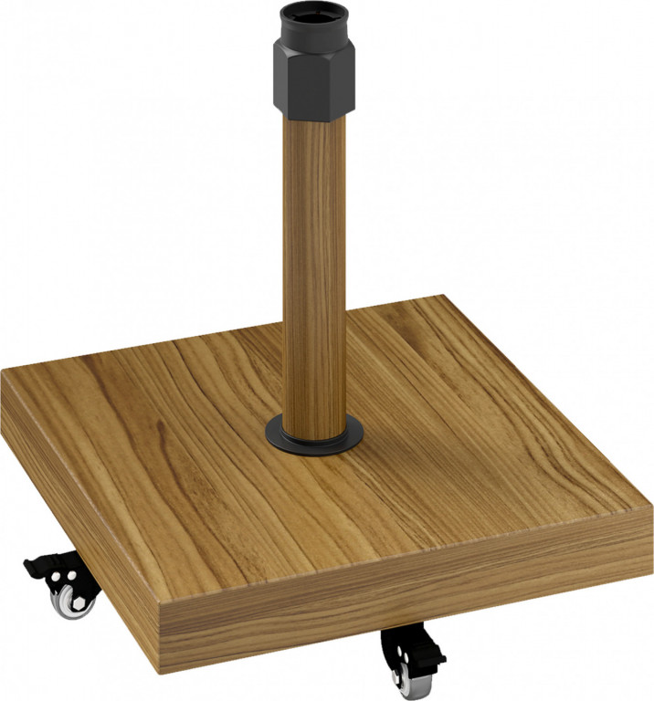 Pojízdný stojan na slunečník | přírodní