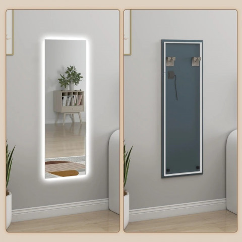 Celoplošné zrcadlo 40 x 120 cm | průhledné č.2