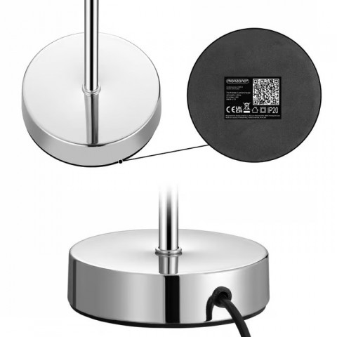 Stolní lampa Lumière 32x13x13cm | hnědá č.4