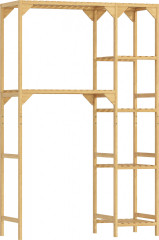 Bambusová polička nad pračku | přírodní č.1