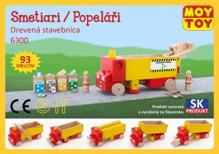 Drevená stavebnica Smetiari Moy Toy č.1