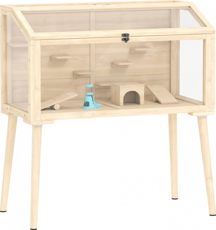 Klec pro křečka 110 x 52 x 101 cm | přírodní