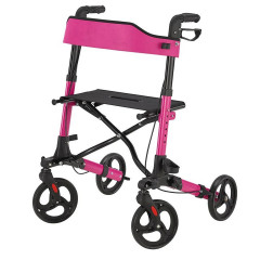 Štvorkolesové fialové chodítko pre seniorov Rollator č.1