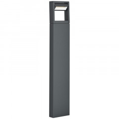 Zahradní světelný sloupek 16 x 5 x 90cm | tmavě šedý č.2