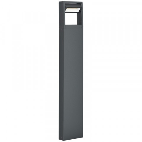 Zahradní světelný sloupek 16 x 5 x 90cm | tmavě šedý č.2
