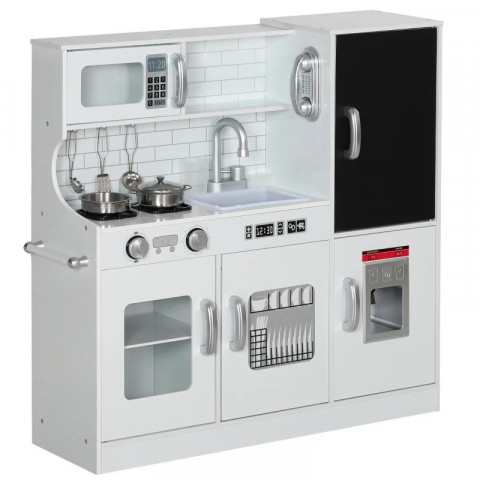 Dětská kuchyňka s příslušenstvím a doplňky | bílá č.3