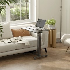 Výškově nastavitelný stolek na notebook, 65 x 48 x 70-110 cm | černý č.1