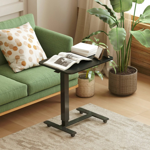 Výškově nastavitelný stolek na notebook, 65 x 48 x 70-110 cm | černý č.4