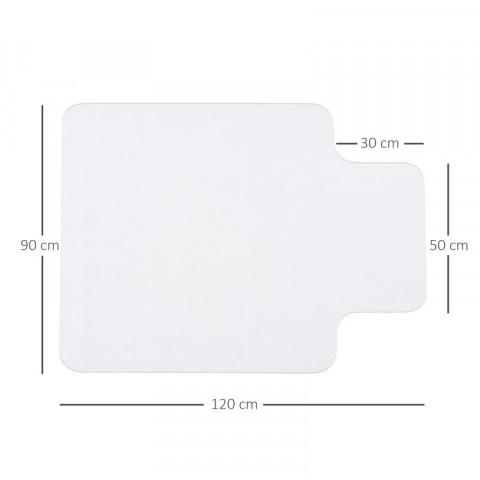 Podložka pod židli 90x120 cm | průhledná č.3