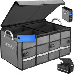 Organizér do kufru auta 60x35x30cm | šedý č.3