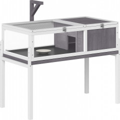 Výběh pro želvy | šedý + bílý č.1