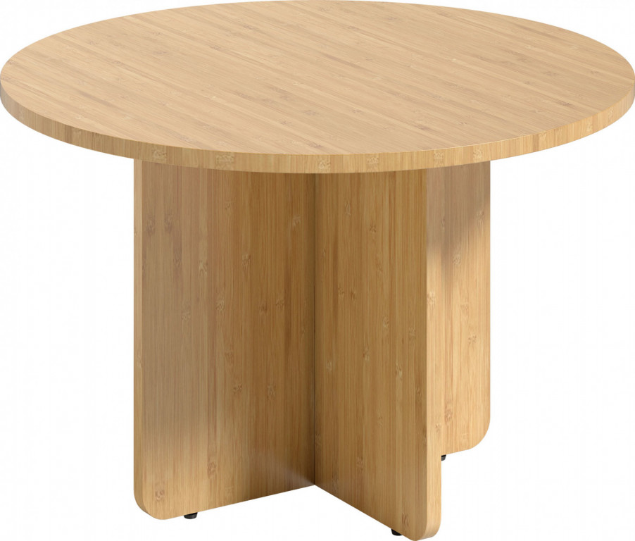 Konferenční stolek kulatý | přírodní