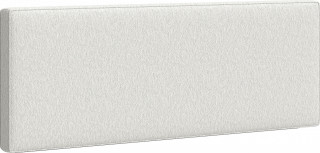 Čalouněný polštář na zeď 160 x 60 cm | bílý
