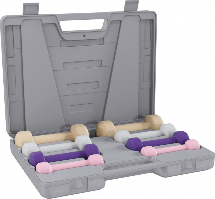 Sada činek 4 páry 0.5kg-10kg | vícebarevné