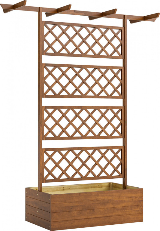 Vyvýšený záhon 160 x 55 x 183 cm | oranžový