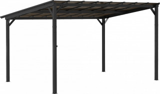 Zastřešení terasy cca 3 x 4,3 m | šedé č.1