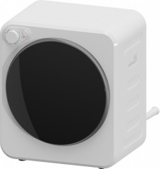 Mini sušička prádla 4 kg s 5 programy do 60 ℃ | bílá č.1