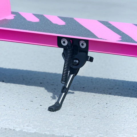 Dětská koloběžka se svítícími koly, 73 x 36 x 73-89 cm | růžová č.5