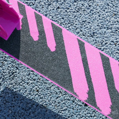 Dětská koloběžka se svítícími koly, 73 x 36 x 73-89 cm | růžová č.6