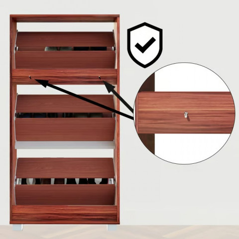 Botník výklopný | wenge-černý č.6