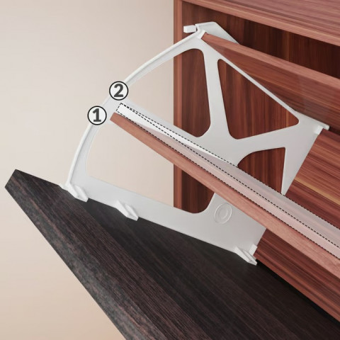 Botník výklopný | wenge-černý č.7