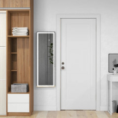 Nástěnné zrcadlo s LED osvětlením 120 x 40 cm | průhledné č.1