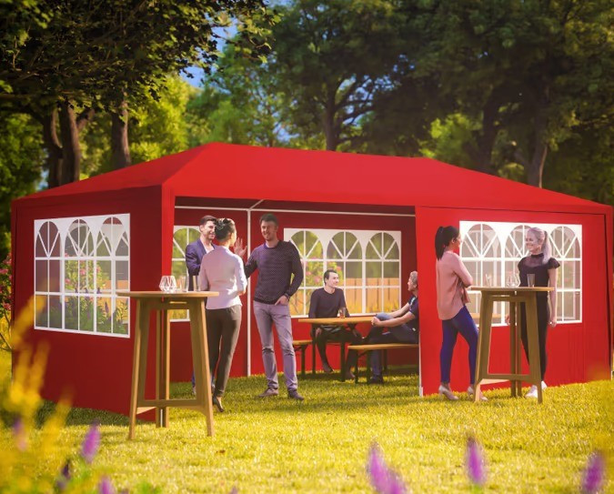 Party stan Rimini 3x6m | červený
