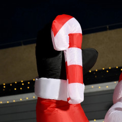 Nafukovací vánoční dekorace s LED osvětlením, Santa Claus | vícebarevná č.3