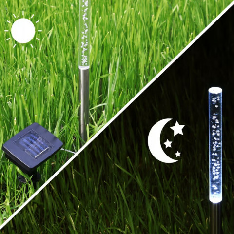 Sada 5 solárních LED světel | bílá č.5