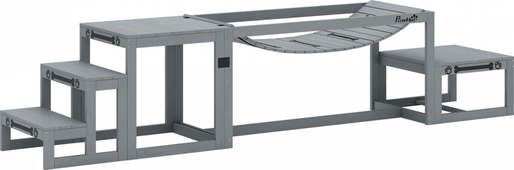 Dřevěná sada pro agility | šedá