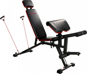 Posilovací lavice nastavitelná do 300 kg | černá č.1