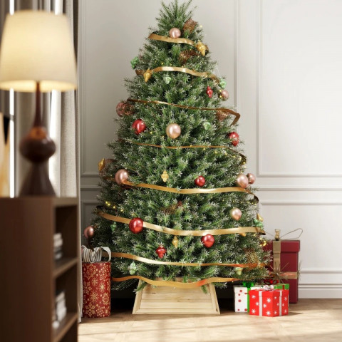 Kryt na stojan vánočního stromečku 65 x 65 cm | přírodní č.5