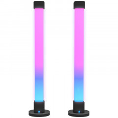 Dvoudílná sada LED stolních lamp s chytrým ovládáním | bílá č.2