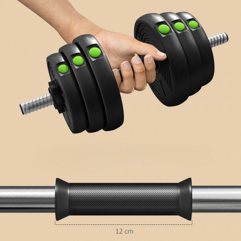 Sada činek 2 v 1, 30 kg | černé č.6